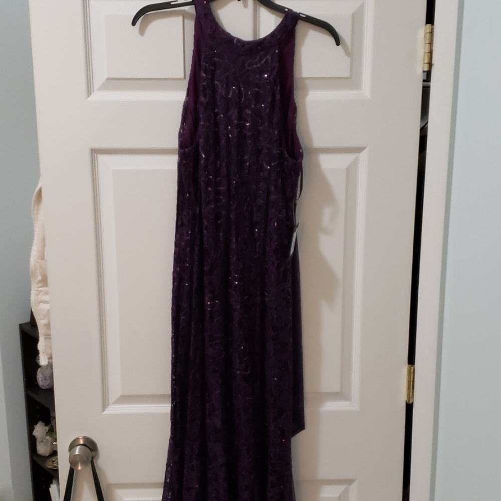 Formal Purple Dress w Sequins
